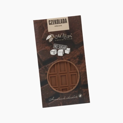 Czekolada mleczna bez cukru 45g